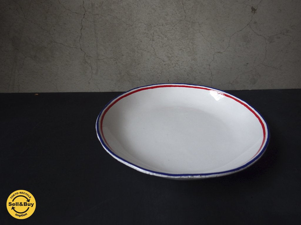 Astier de Villatte アスティエ ド ヴィラット / Tricolor トリコロール 深皿 C ♪