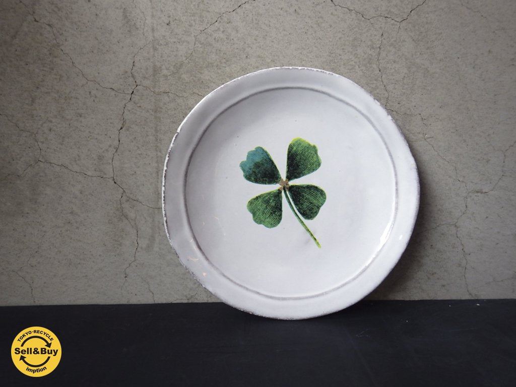 Astier de Villatte アスティエ ド ヴィラット / John Derian ジョンデリアン クローバープレート ♪