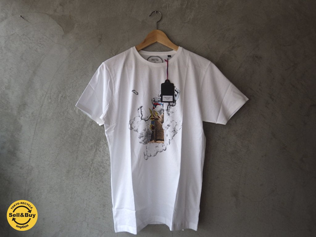 Astier de Villatte アスティエ ド ヴィラット / コミューンドゥパリ COMMUNE DE PARIS "Reveil" Tシャツ Mサイズ ♪