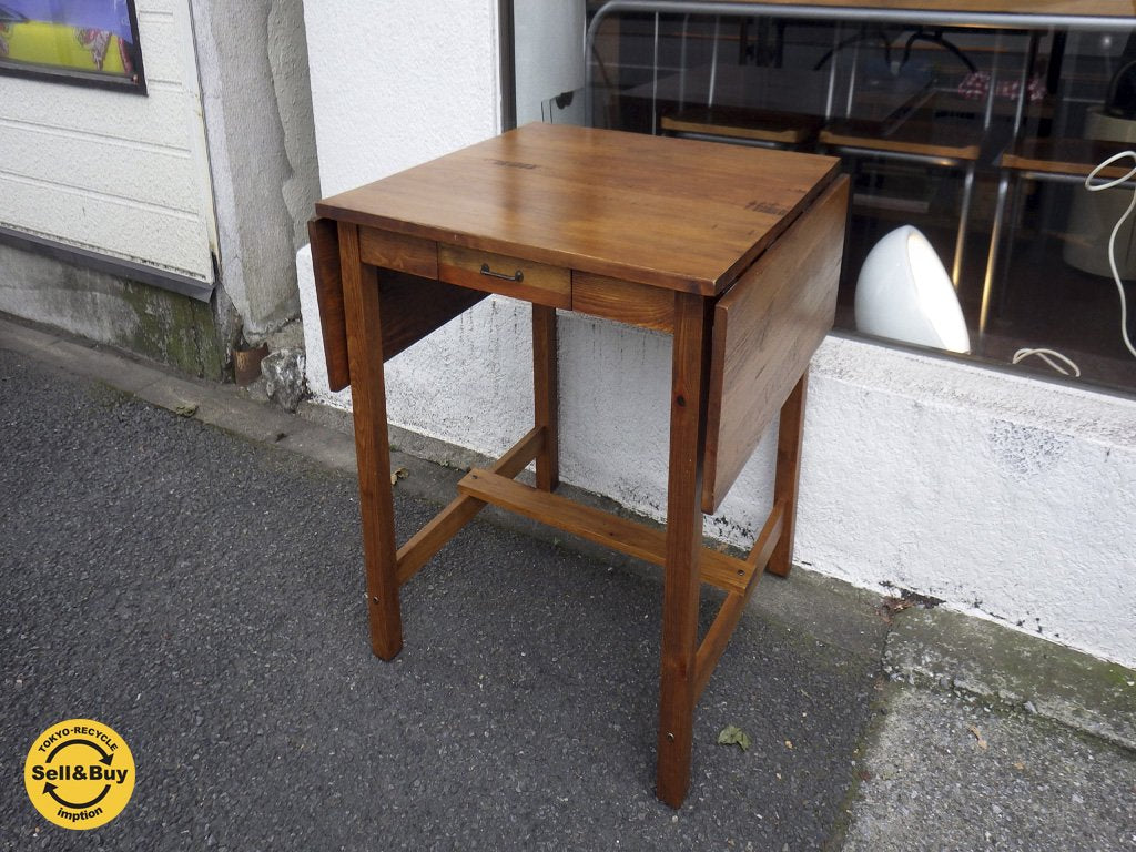 conte-Lime コンテライム butterfly table バタフライテーブル 伸長式 パイン無垢材 ◇