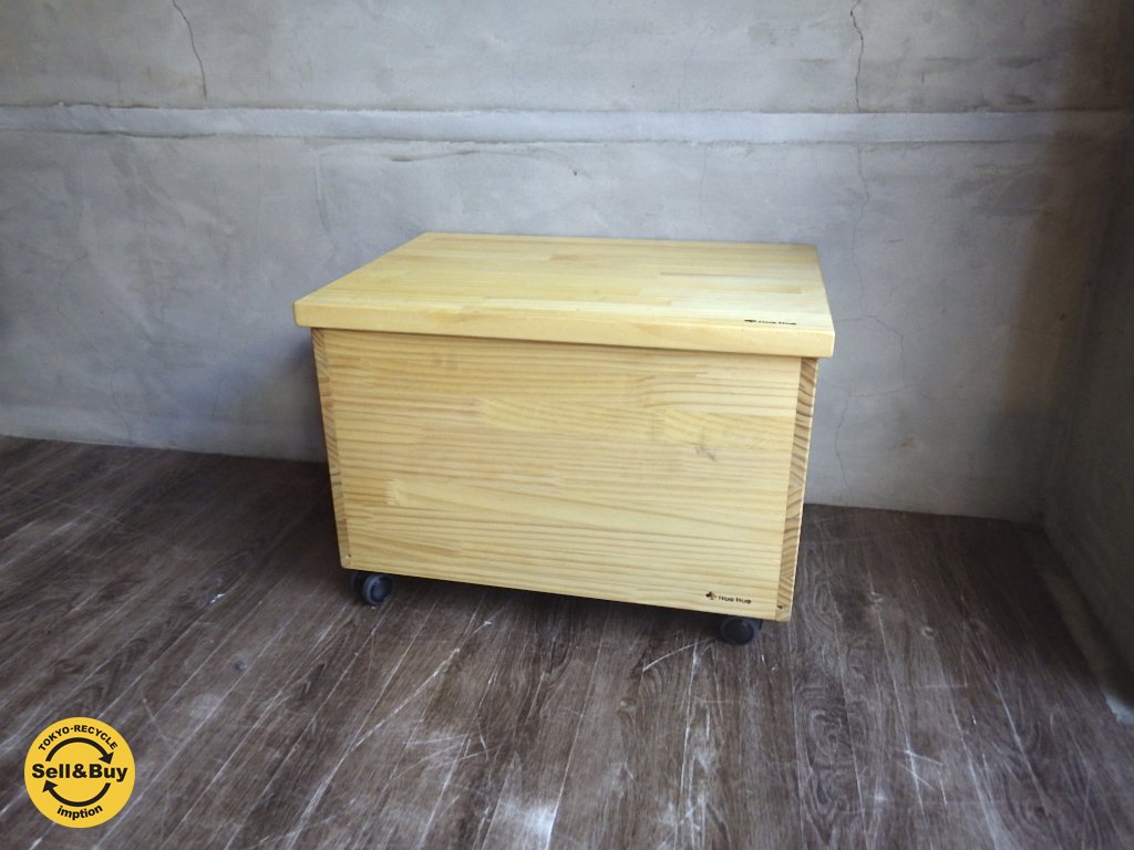 HUGHUG ハグハグ コッフェル ベンチ おもちゃ ボックス パイン材