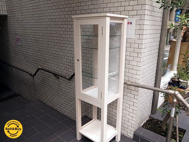 モモナチュラル Momo Natural CIELE シエル キュリオケース ガラスキャビネット ■