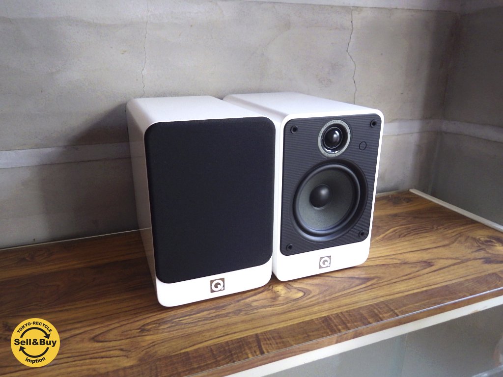 Q Acoustics キュー アコースティックス 2020i ブックシェルフ型 パッシブ 2wayシステム グロスホワイト ペア ♪
