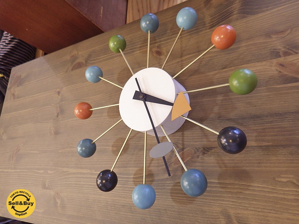 Vitra ヴィトラ社 George Nelson ジョージネルソン ボールクロック マルチ◇