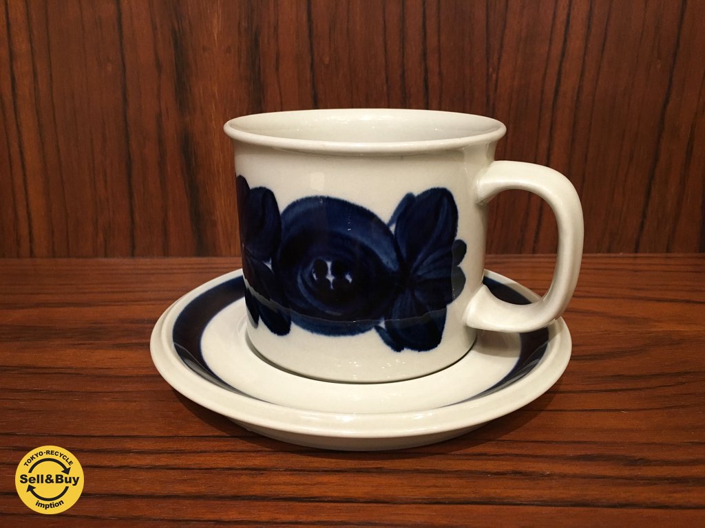 アラビア ARABIA アネモネ Anemone モーニングカップ ソーサー ウラ・プロコッペ a ◎