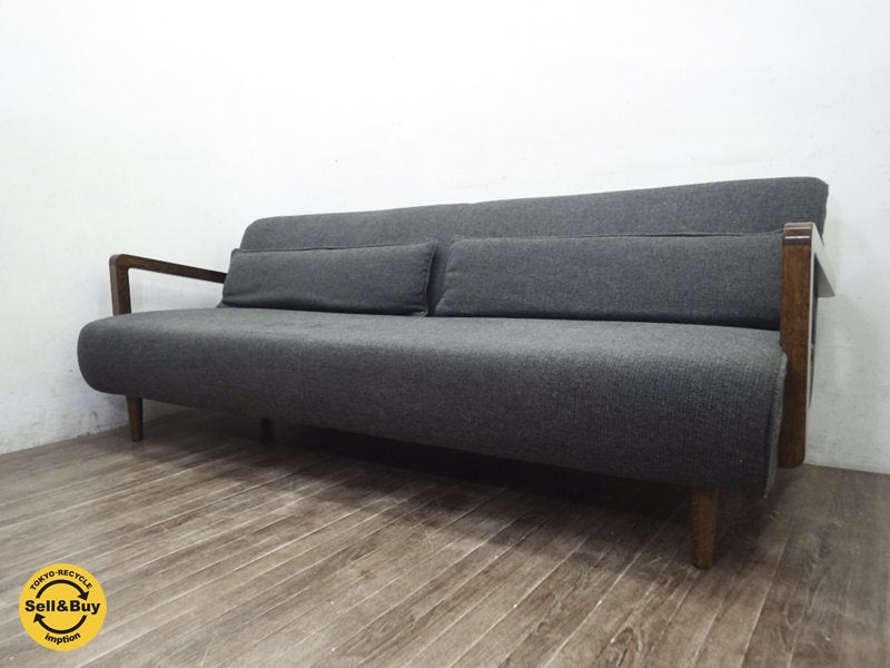 STANDARD TRADE スタンダードトレード 3Pソファ オーク材 SFA-01C-3P Sofa Triple●