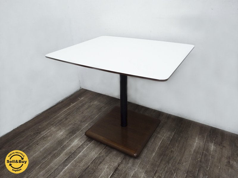 karimoku ( カリモク60+ / ロクマルプラス ) 展示美品 『 カフェテーブル 』 メラミントップ×無垢ラバーウッド ★