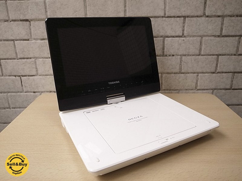 美品 東芝REGZA ポータブルDVDプレーヤー 9V型 ワンセグ対応■
