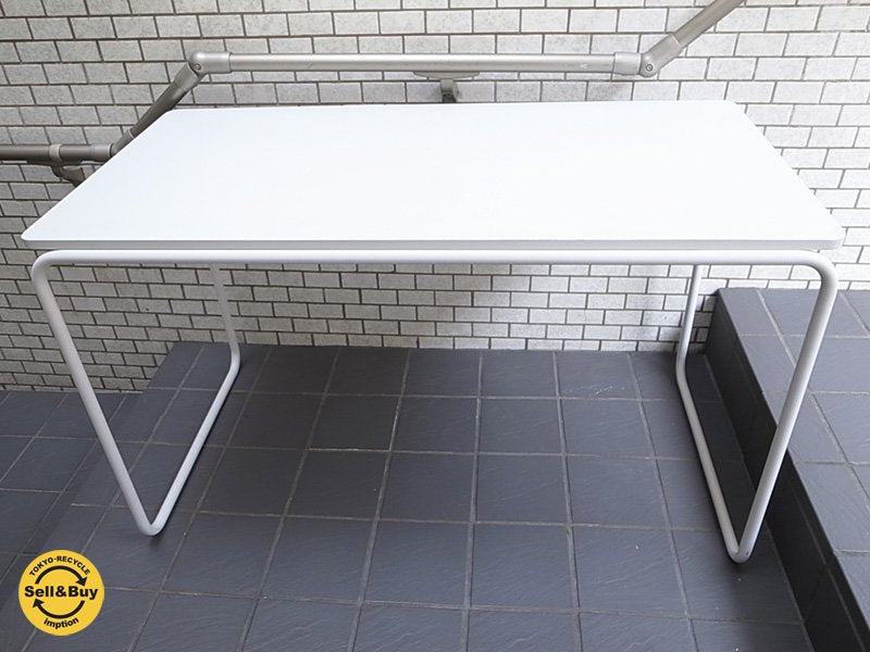 ドイツ 『THONET / トーネット』 × 『MUJI / 無印良品』 コラボ製品 リアルファニチャー「 manufactured by THONET 」 スチールパイプデスク■