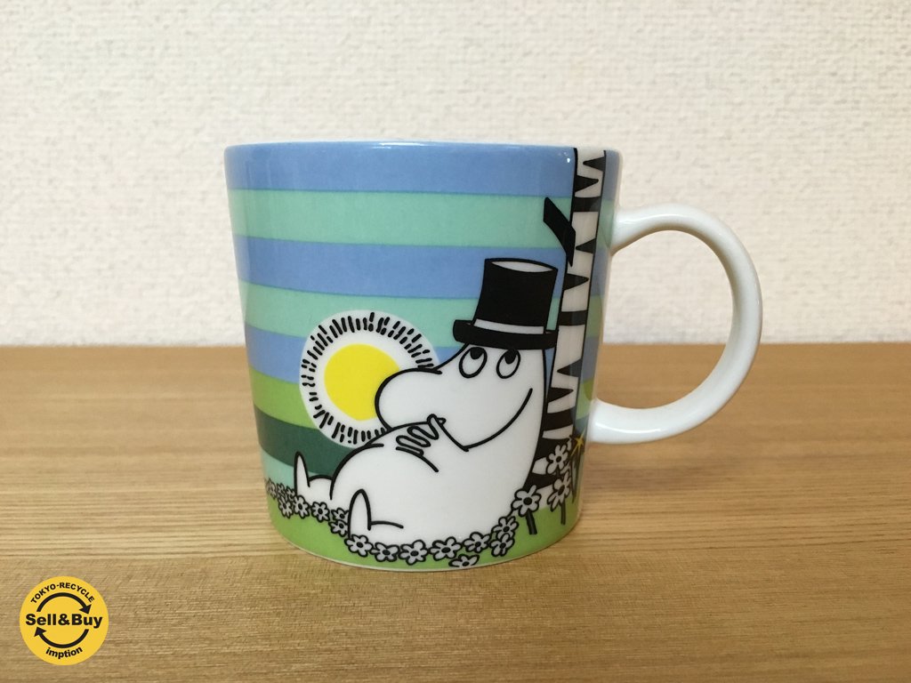 アラビア ARABIA ムーミン マグカップ " シエスタ " 2009年 夏季限定 250ml 未使用品 ◎