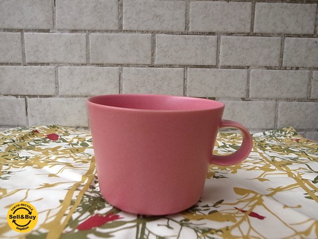 イイホシユミコ ”unjour”アンジュール matin マグカップ 限定カラー:ピンク 箱/栞付■