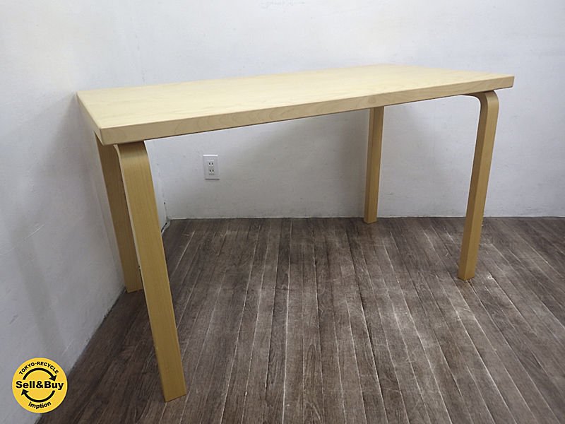 artek / アルテック アルヴァ・アアルト デザイン テーブル デスク TABLE82A バーチ●