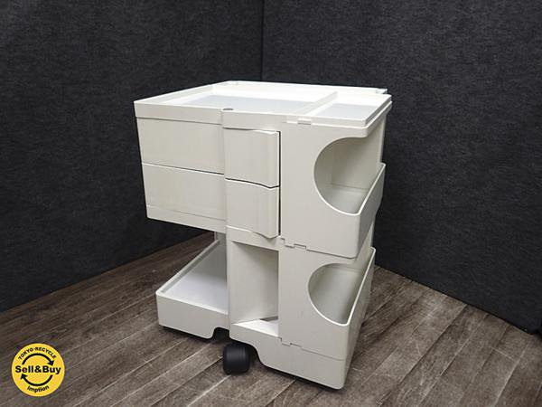 BIEFFEPLAST PADOVA社製 ボビーワゴン ホワイト 2段2トレイ ●