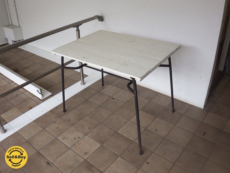 inption remake table 古材 アイアン カフェ テーブル◇