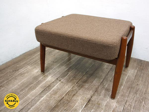 GETAMAゲタマ社 GE240 チーク材 オットマン スツール ウェグナー Hans.J.Wegner ●