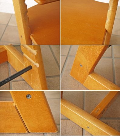 ストッケ STOKKE トリップトラップ TRIPP TRAPP ベビーチェア キッズチェア チェリー S/N0~ ノルウェー 北欧家具 A ◇