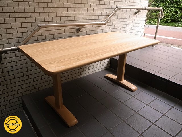 イバタインテリア リビングダイニング テーブル 140cm タモ材 ■