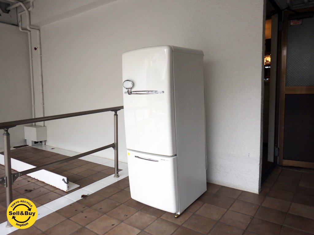 ナショナル National WiLL FRIDGE mini 冷蔵庫 2002年製 162L ホワイト ノスタルジックデザイン ◇