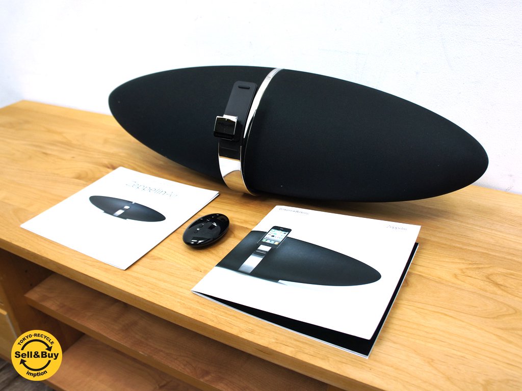 B&W / バウワース&ウィルキンス 「Zeppelin Air」 リモコン・取説付 iPod/iPhone USB/LAN/AUX ●