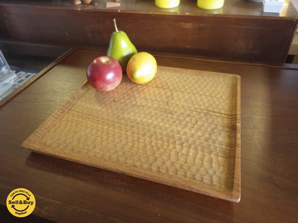 小沢賢一 くるみトレー 28×30◇
