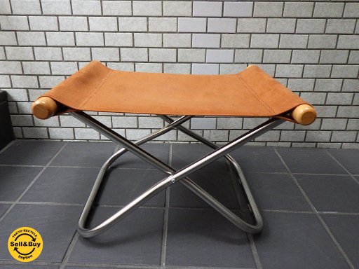 ニーチェアエックス オットマン Ny Chair X オットマン 新居猛 オレンジ ニューヨーク近代美術館 選定 ■