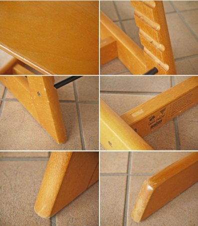 ストッケ STOKKE トリップトラップ TRIPP TRAPP ベビーチェア キッズチェア チェリー S/N0~ ノルウェー 北欧家具 B ◇