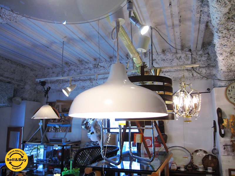 " IDEE / イデー " ペンダントライト 『 KULU LAMP / クル ランプ 』 ホワイト ★ 程度良好!