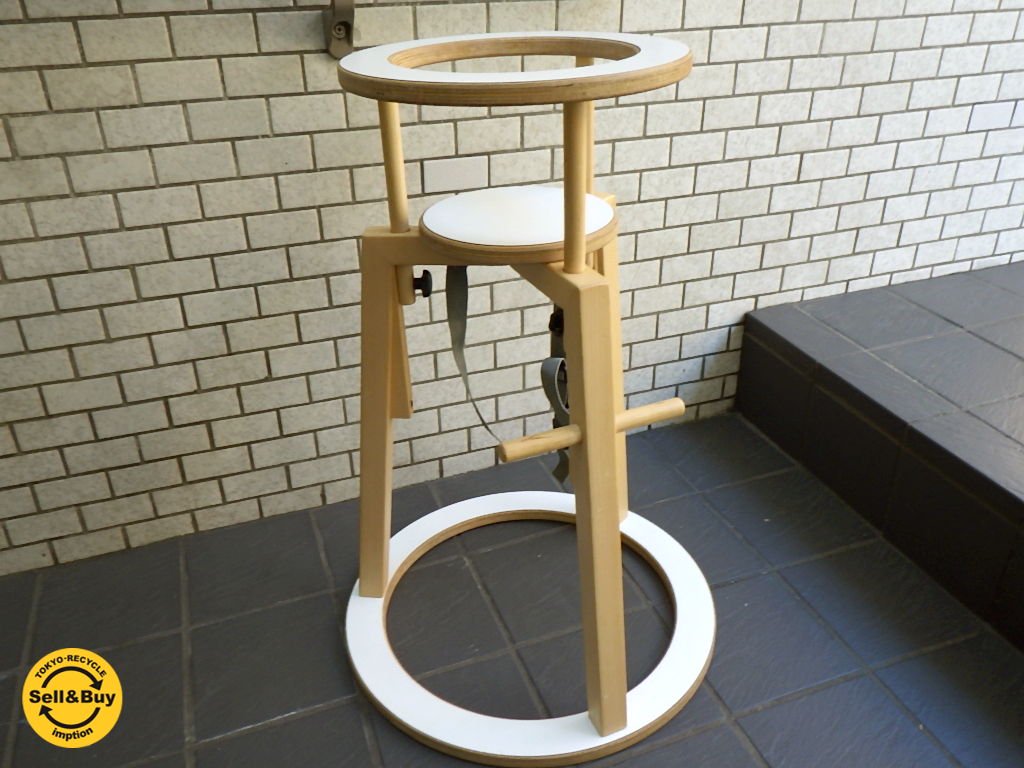 フィンランド seimi社 rinki リンキ ベビーチェア ハイチェア 2way スツール ■
