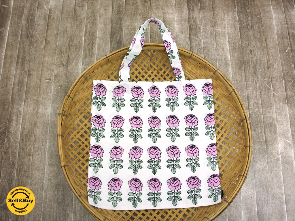 marimekko / マリメッコ ”VIHKIRUUSU” トートバッグ ピンク 日本限定 未使用品 ●