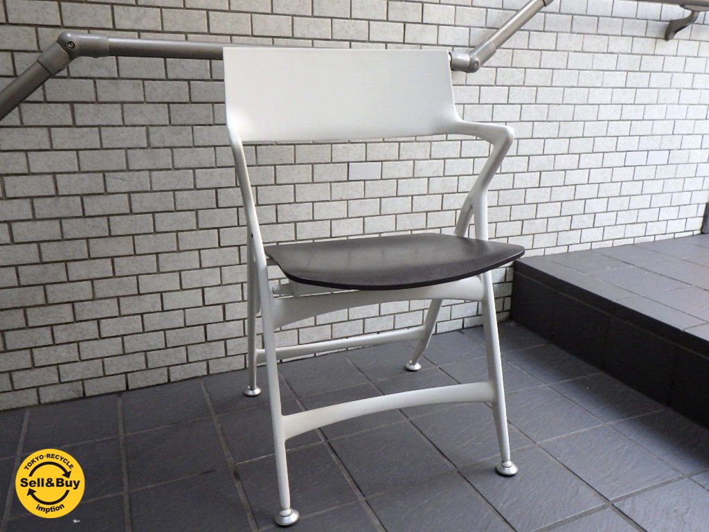 希少 廃盤 kartell カルテル Dolly ドリー チェア プライウッドシート 折りたたみ アントニオ・チッテリオ イタリア ■