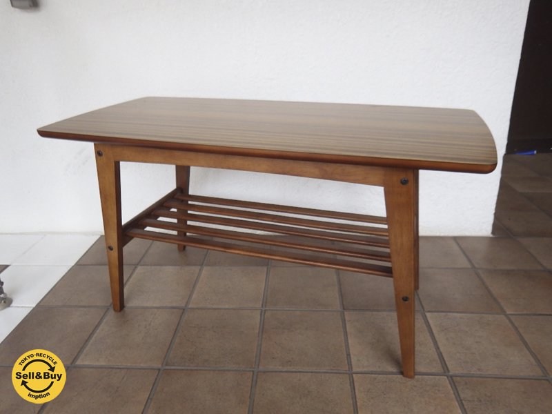 美品 ビンテージ カリモク デコラトップ センターテーブル サイドテーブル 美品 ビンテージ カリモク デコラトップ センターテーブル