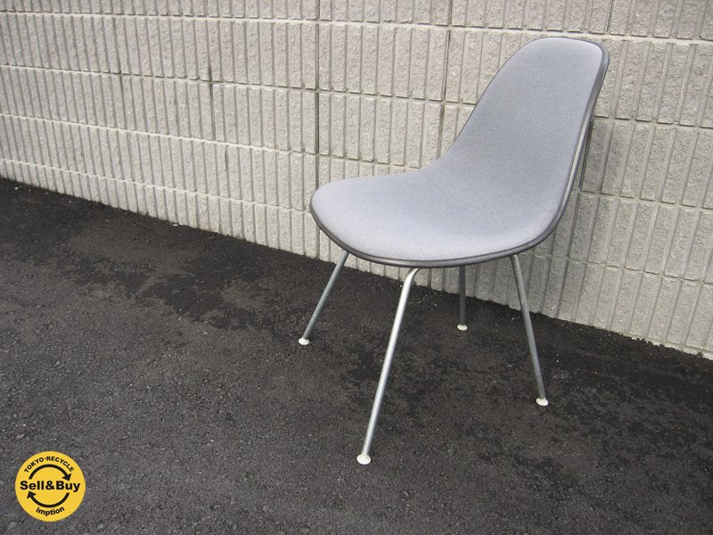 U.S.A Hermanmiller / ハーマンミラー 55~70's ビンテージ 2nd 希少ブラックシェル&グレーファブリック 『 サイドシェルチェア ・ Hベース = DSX 』 ★