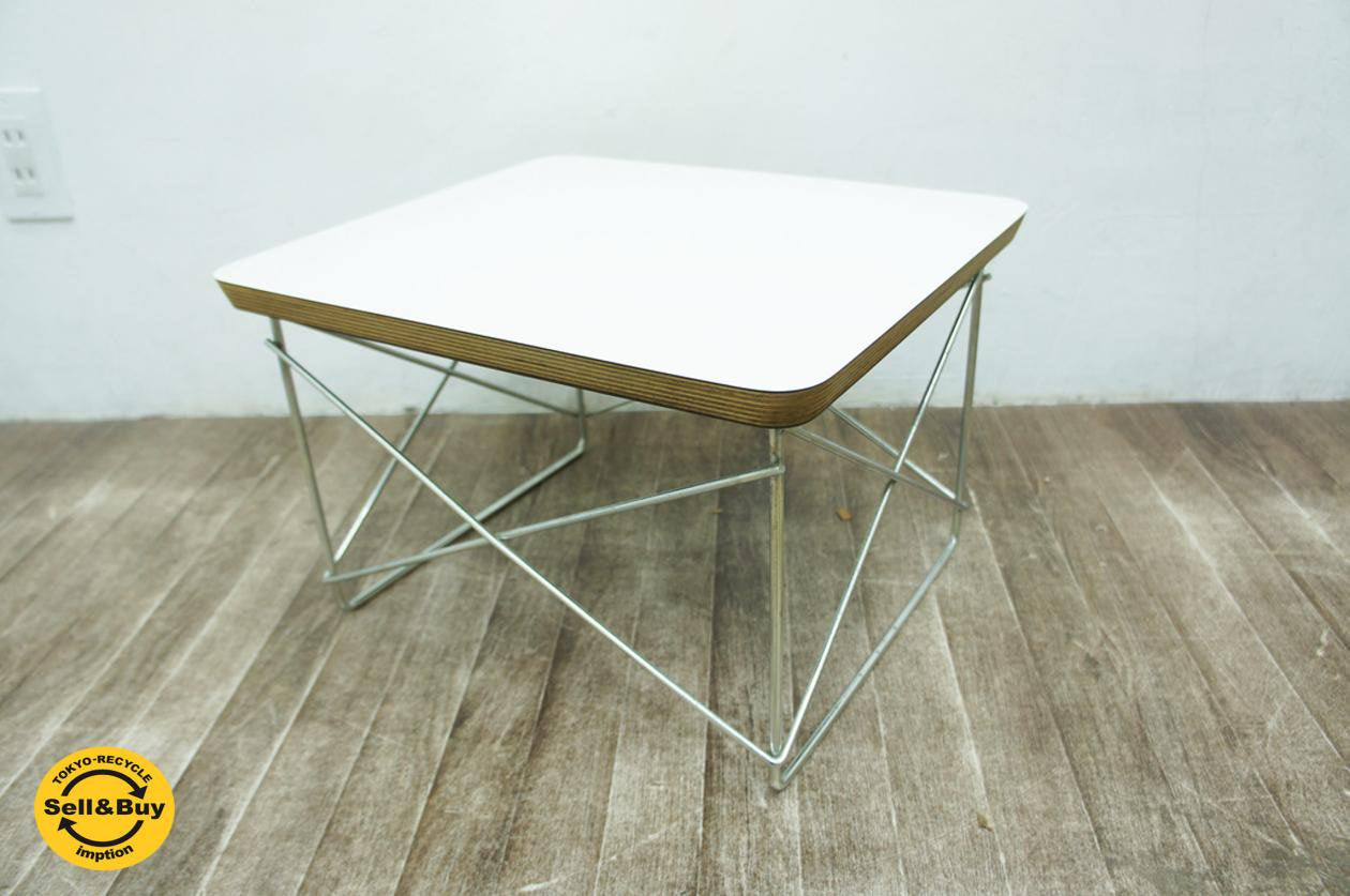 Herman Miller ハーマンミラー ビンテージ Wire Base Low Table LTRT Charles&Ray Eames チャールズ&レイイームズ ◎