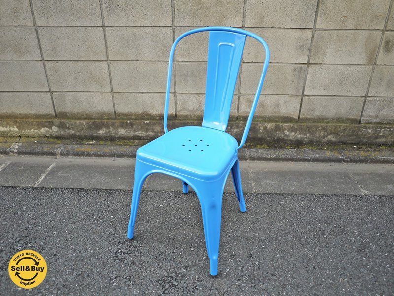 希少! Tolix / トリックス 『A-chair』 ブルーFrance コンランショップ取扱 ◎