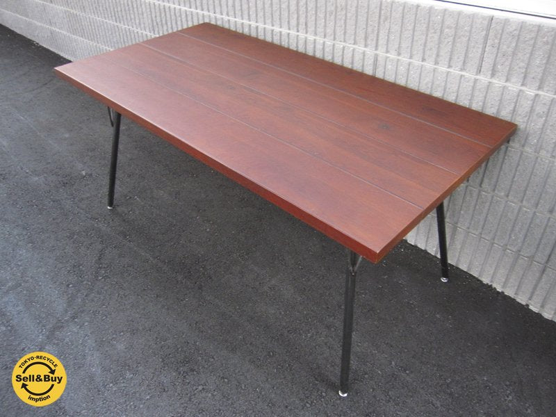 journal standard Furniture / ジャーナルスタンダードファニチャー " SENS / サンク " シリーズ 無垢オーク天板×アイアンレグ 『 ダイニングテーブル 』 ★