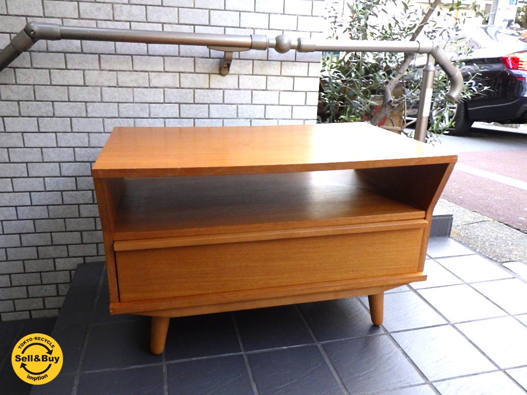 希少 廃盤 unico ウニコ ALBERO アルベロ AVボード チーク材 TV台 ■
