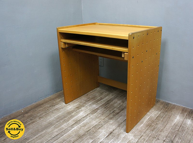 Formio ( フォルミオ ) デンマーク製 スチームドビーチ材 ( ブナ材 ) オイルワックス仕上げ 『 デスク W700 』 スライド天板+中板付属 ★