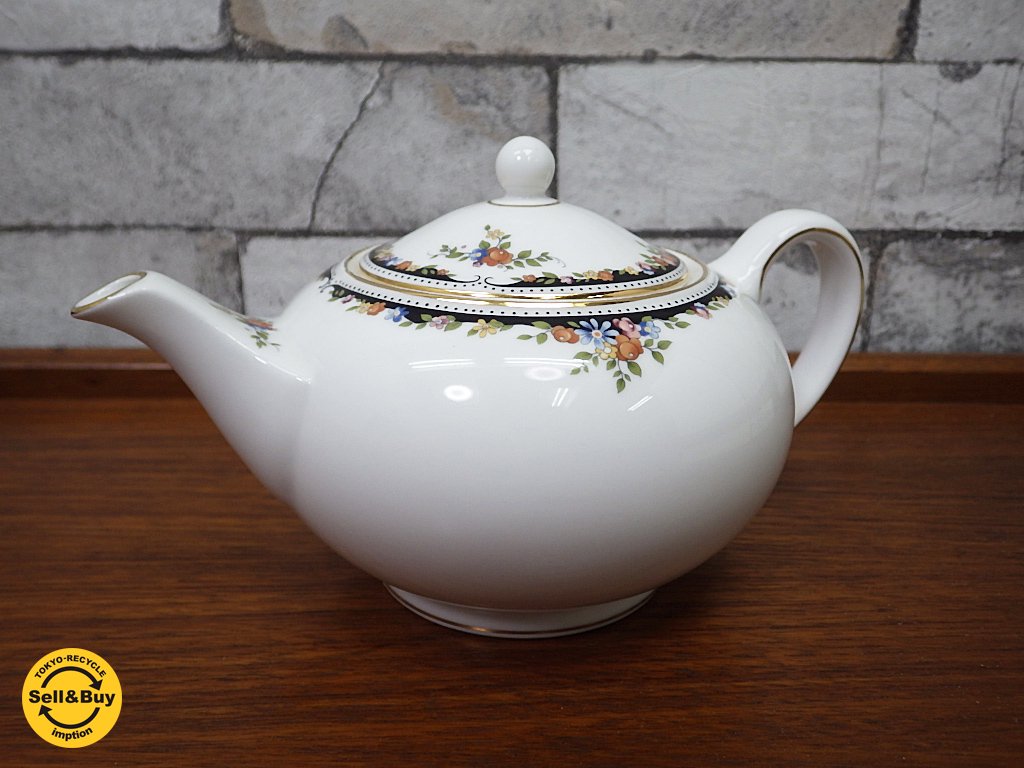 WEDGWOOD ウェッジウッド OSBORNE オズボーン ティーポット 英国 ●