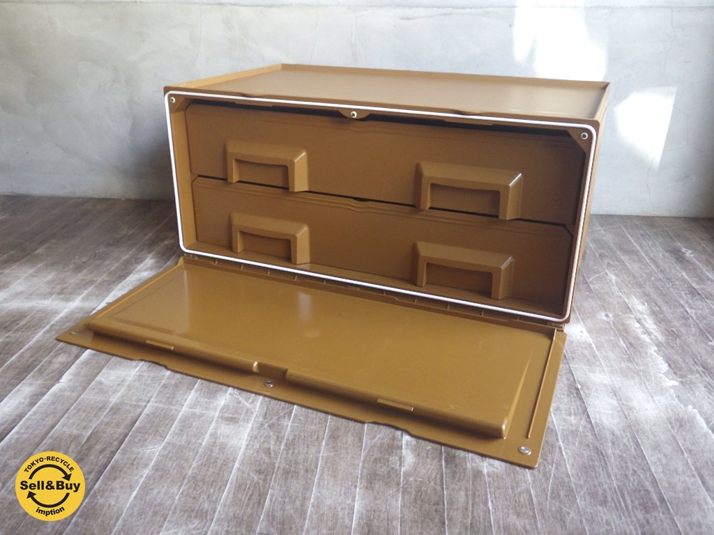 Tupperware タッパーウエア スーパーチェスト ワイド 2段 B ♪