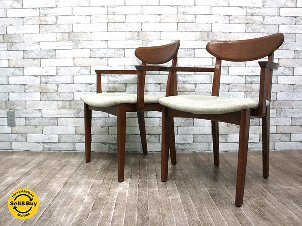ACME Furniture アクメ アメリカン レトロビンテージ DELMAR ダイニング アームチェア 2脚セット ●