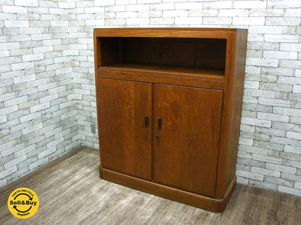 オールドメゾン old maison チーク材 キャビネット 収納棚 古材 ●