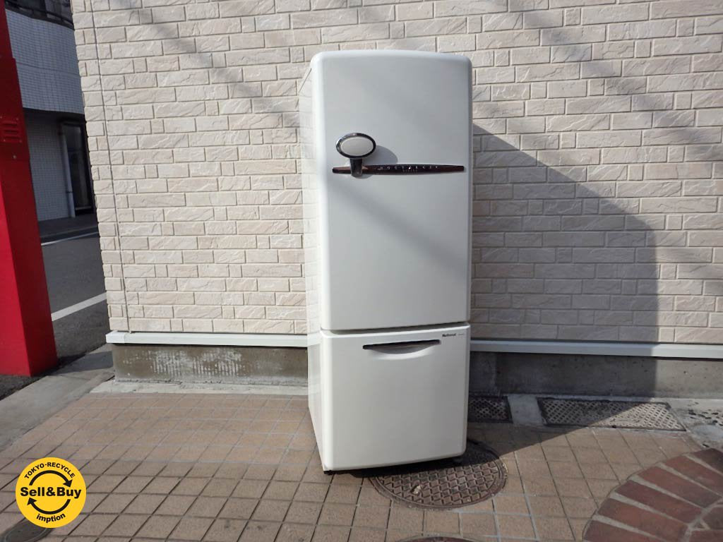 ナショナル National WiLL FRIDGE 冷蔵庫 2007年製 最終製造年モデル ノスタルジックデザイン ●
