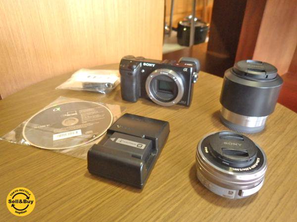 ソニー SONY デジタル 一眼 カメラ NEX-7 SELP1650 SEL50F18 別売り2種類 レンズ付 美品 ◇
