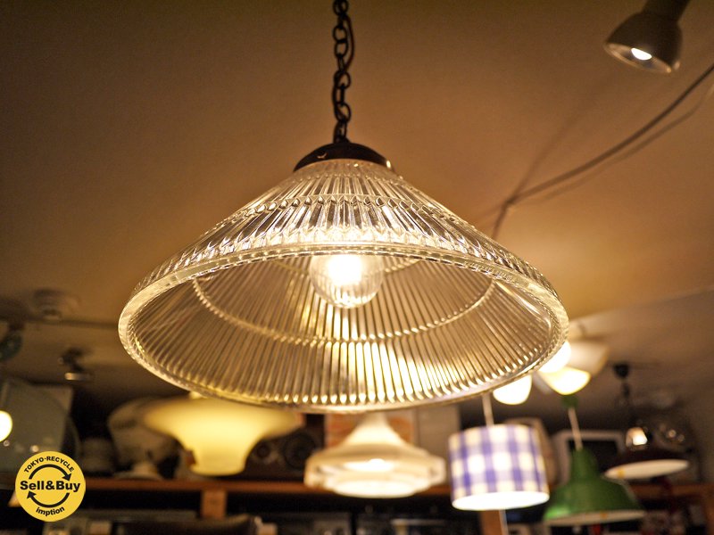 ワッツ watts lamps & chandeliers ガラス×真鍮 ペンダントランプ ◎