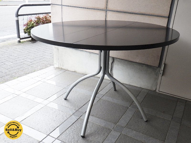 デンマーク ボーコンセプト / BoConcept " オッカ / OCCA " シリーズ 『 バタフライダイニングテーブル ( 丸テーブル / カフェテーブル )・ ブラック 』 ★