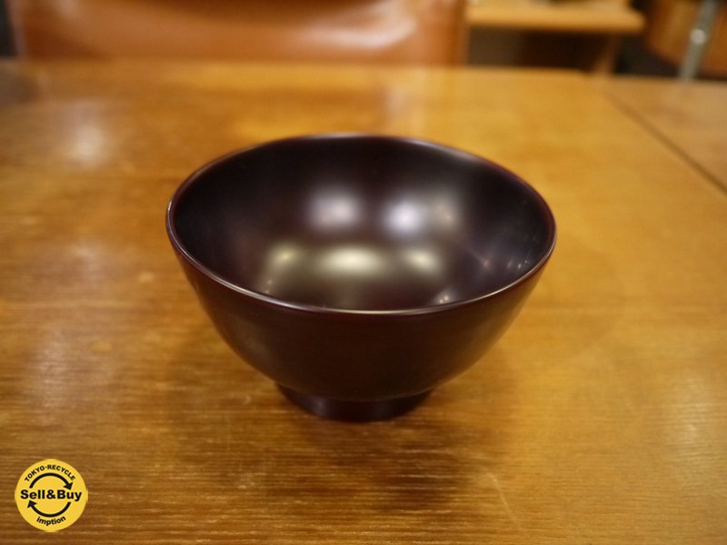 小林慎二 汁椀(大)赤溜 b ◎