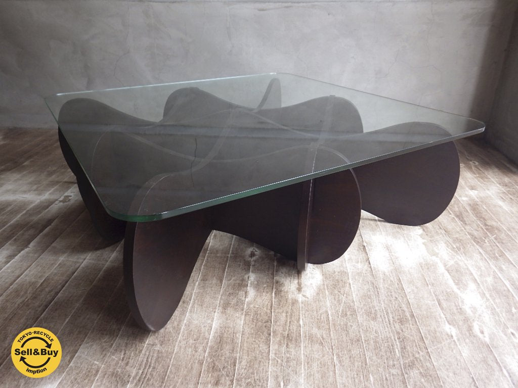 イーアンドワイ E&Y / マトリックステーブル MATRIX TABLE Sサイズ プライウッド ダークブラウン ♪