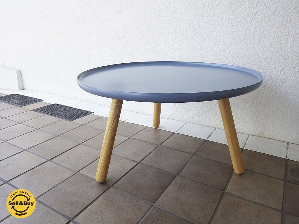 ノーマンコペンハーゲン Normann Copenhagen タブロー コーヒーテーブル ブルー ◇