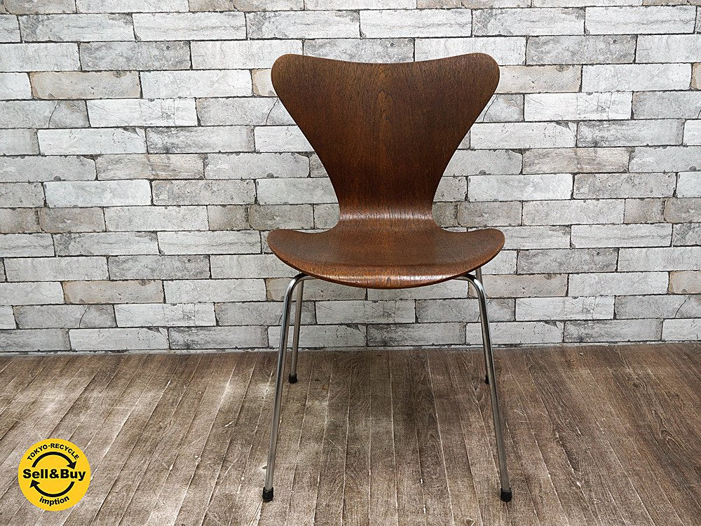 フリッツ ハンセン/Fritz Hansen/『セブンチェア』Arne Jacobsen/アルネ・ヤコブセン 60’s ヴィンテージ C ●