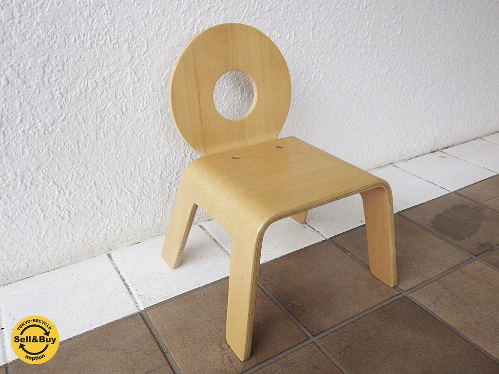 無印良品 / MUJI 積層合板 こどもイス B ◇